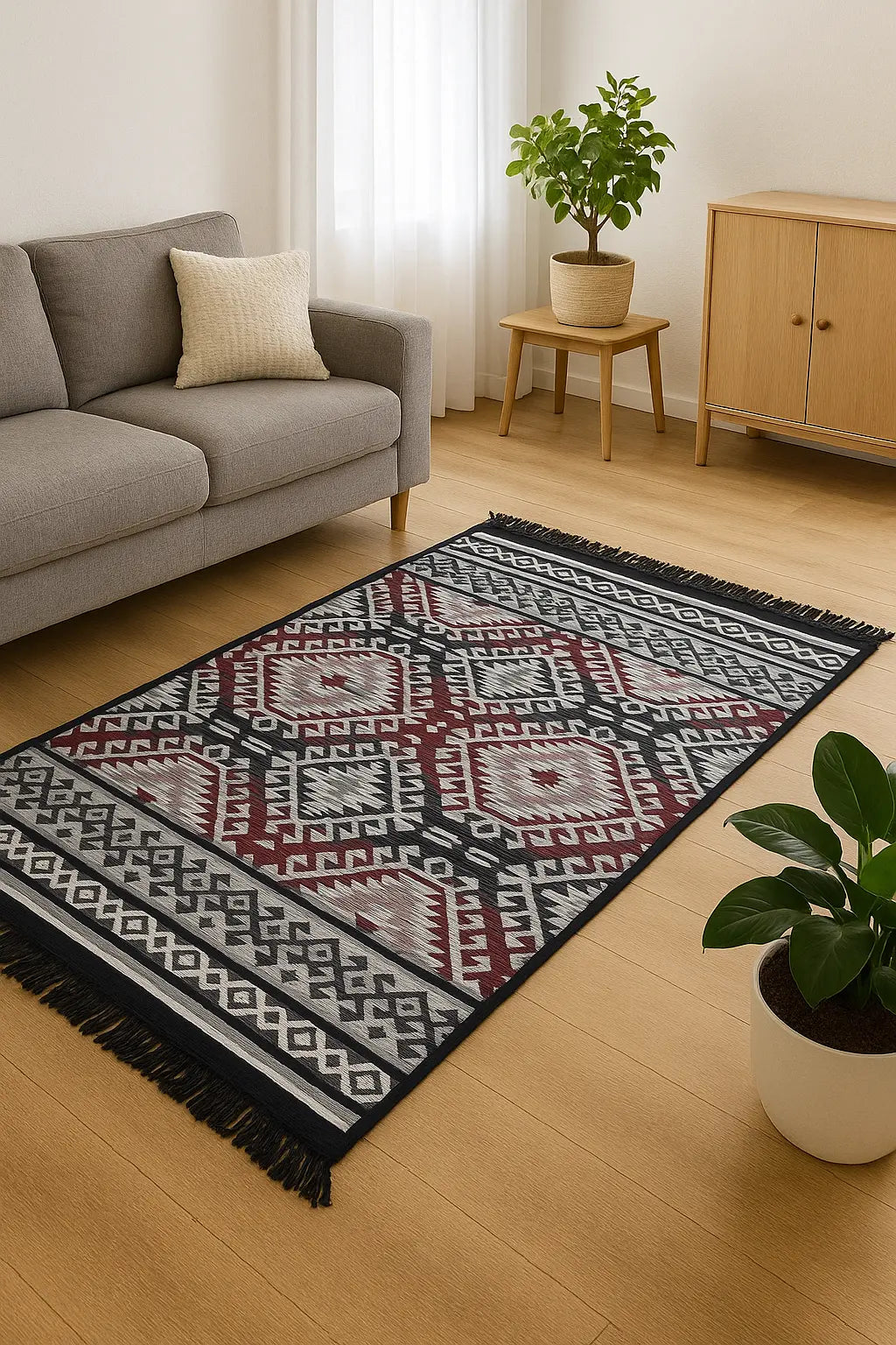 AUTENTICIDAD QUE TRANSFORMA ESPACIOS - ALFOMBRA TURCA ETNICA 1 80*150