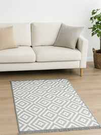 Alfombra turca étnica con inspiración anatolia.