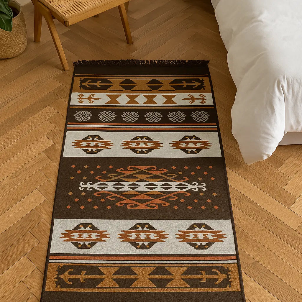 AUTENTICIDAD QUE TRANSFORMA ESPACIOS - ALFOMBRA TURCA ETNICA 4 80*150