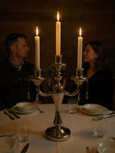 Candelabro 3 Brazos Vidrio Pyrex