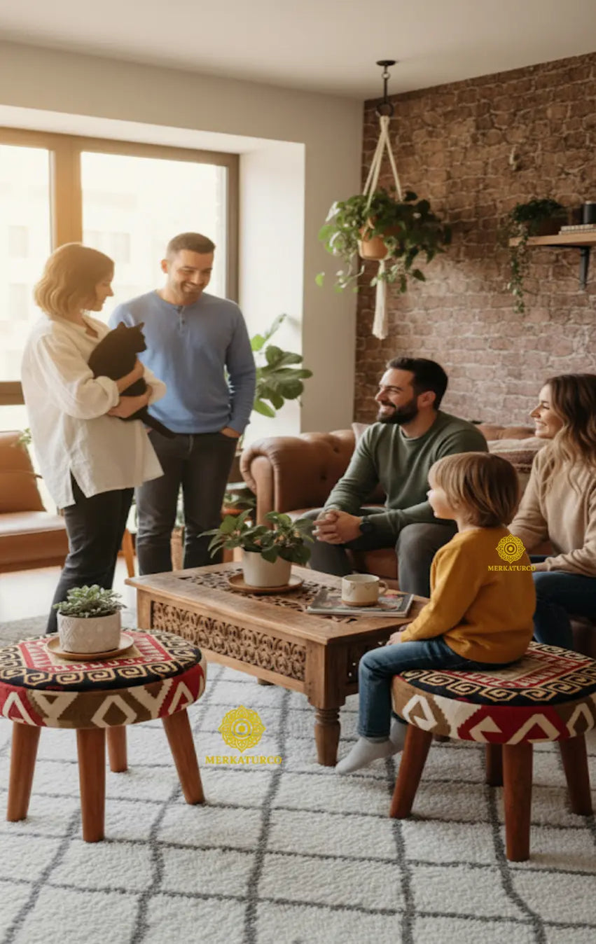 BANCO DECORATIVO ANATOLIA – ARTE Y TRADICION HECHA ASIENTO