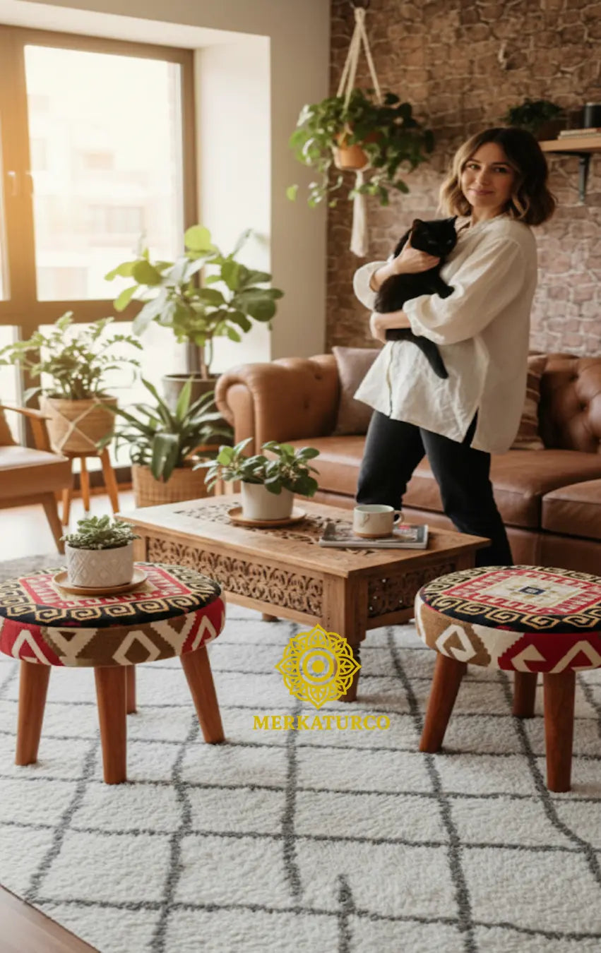 BANCO DECORATIVO ANATOLIA – ARTE Y TRADICION HECHA ASIENTO