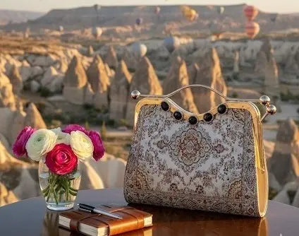 UN BOLSO QUE COMBINA HISTORIA Y LUJO. - SARAY ELEGANCE - COLOR BEIGE