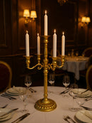 CANDELABRO IMPERIAL DE 5 VELAS METALICO