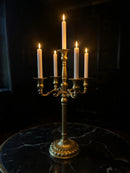 CANDELABRO IMPERIAL DE 5 VELAS METALICO