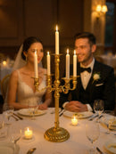 CANDELABRO IMPERIAL DE 5 VELAS METALICO