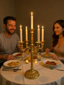 CANDELABRO IMPERIAL DE 5 VELAS METALICO