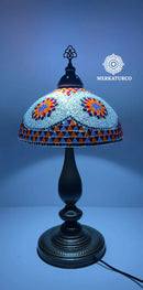 ARTE, COLOR Y CALIDEZ EN UNA SOLA LAMPARA - LAMPARA DE MESA CHAMPIÑON DORADO