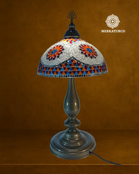 ARTE, COLOR Y CALIDEZ EN UNA SOLA LAMPARA - LAMPARA DE MESA CHAMPIÑON DORADO