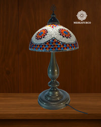 ARTE, COLOR Y CALIDEZ EN UNA SOLA LAMPARA - LAMPARA DE MESA CHAMPIÑON DORADO