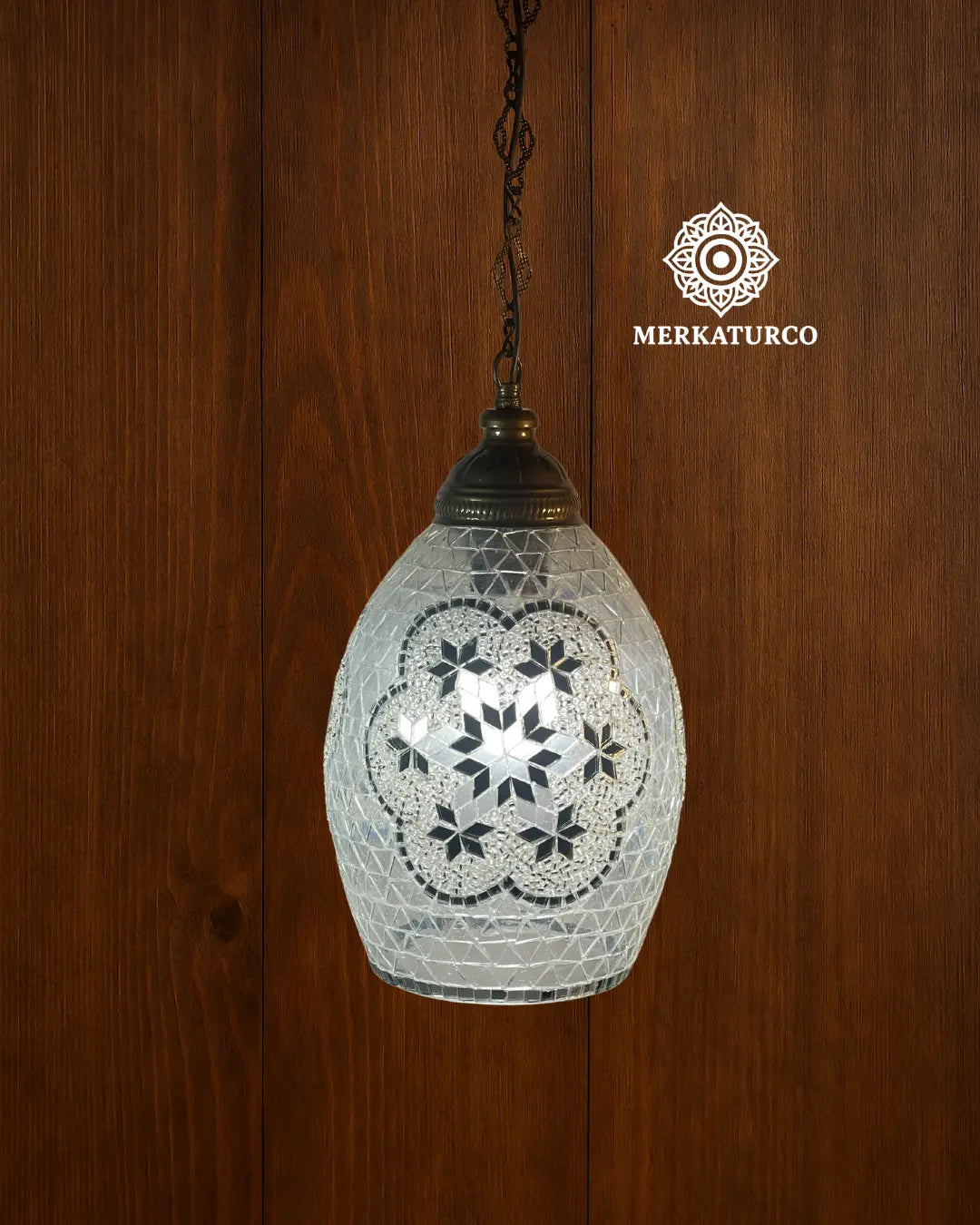 ELEGANCIA QUE ILUMINA TU COCINA - LAMPARA DE TECHO COLGANTE BOCA ABIERTA