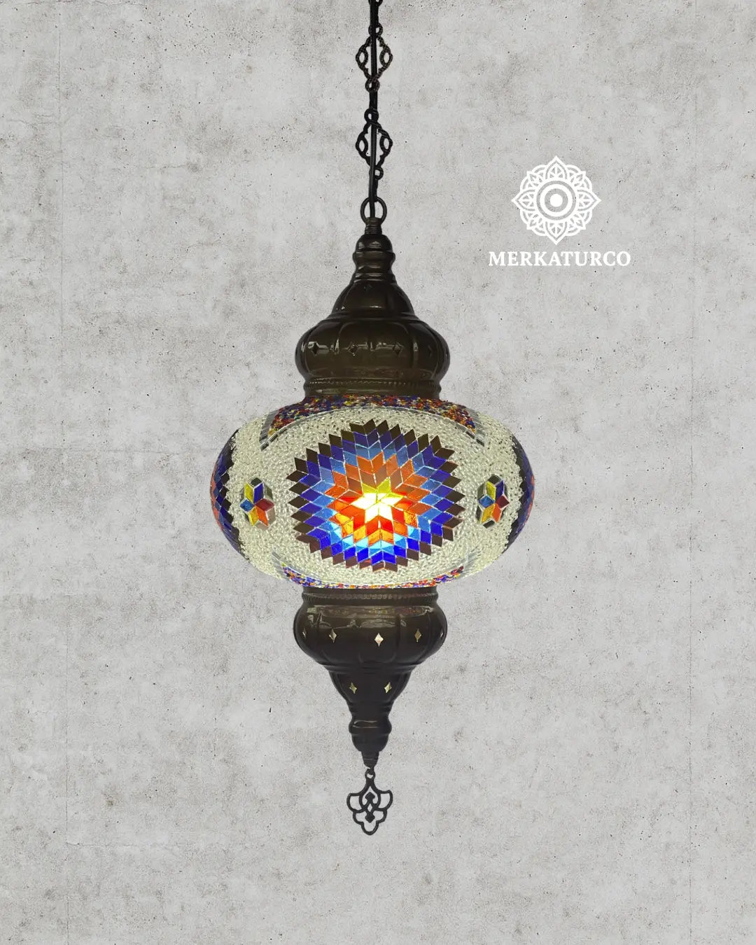 lampara-de-techo-5-luz-de-mosaico-turco-hecha-a-mano