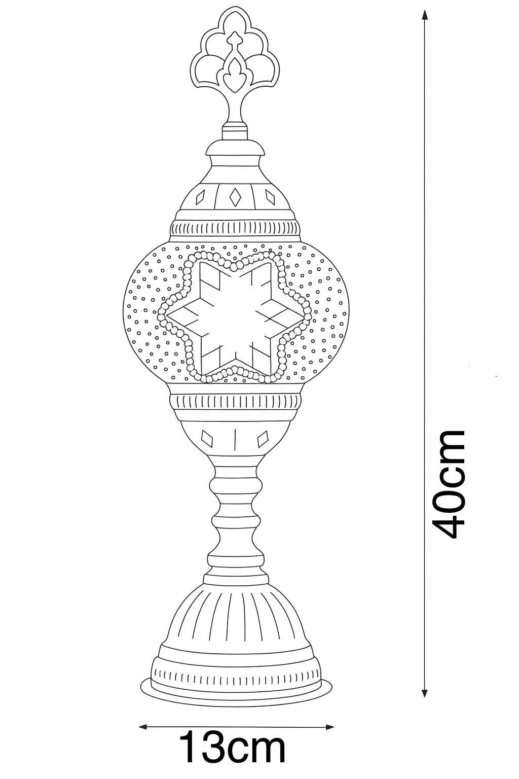 lampara-turca-mosaico-mesa-torre-2-largo-modelo-3-dibujo-tecnico