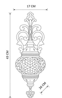 lampara-turca-mosaico-pared-3-modelo-1-dibujo-tecnico