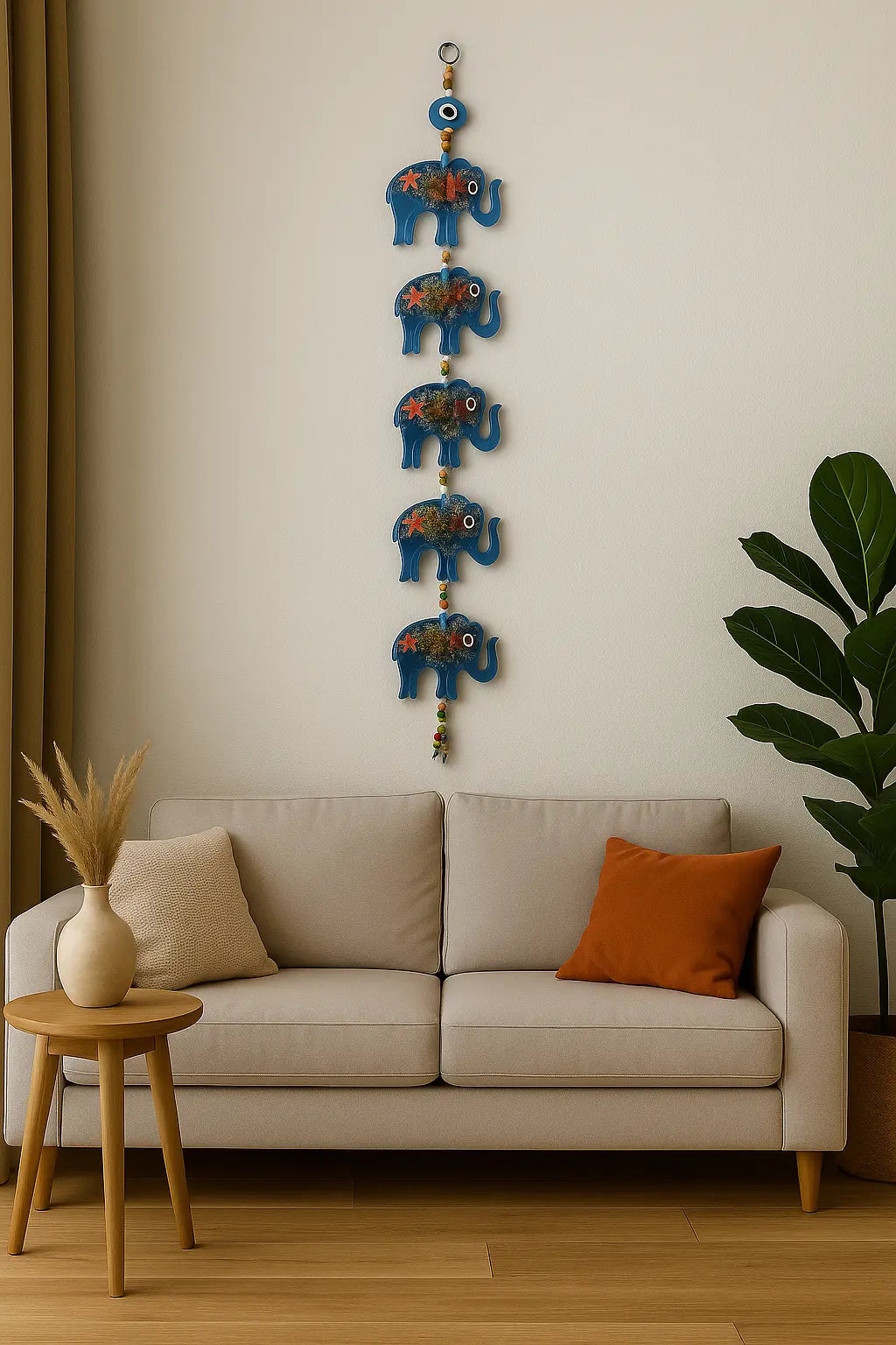 TRADICION MILENARIA QUE PROTEGE CON ESTILO - OJOS TURCOS - ELEFANTE COLGANTE