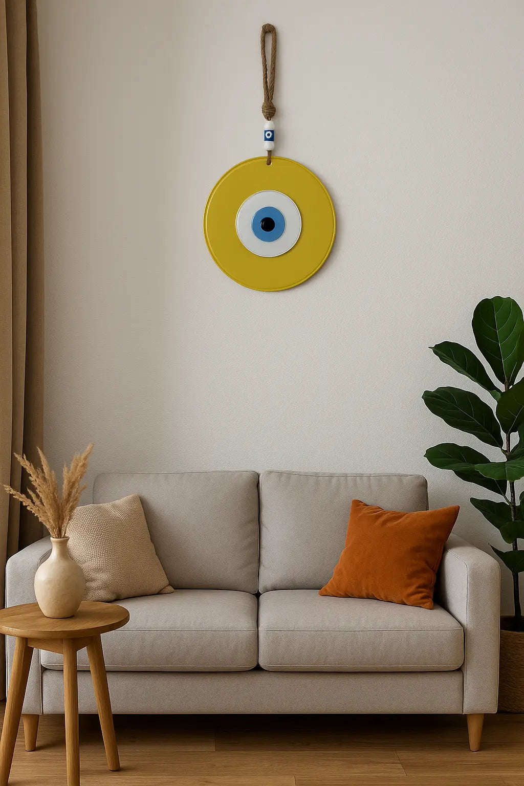 TRADICION MILENARIA QUE PROTEGE CON ESTILO - OJOS TURCOS - AMULETO PROTECTOR - 20CM