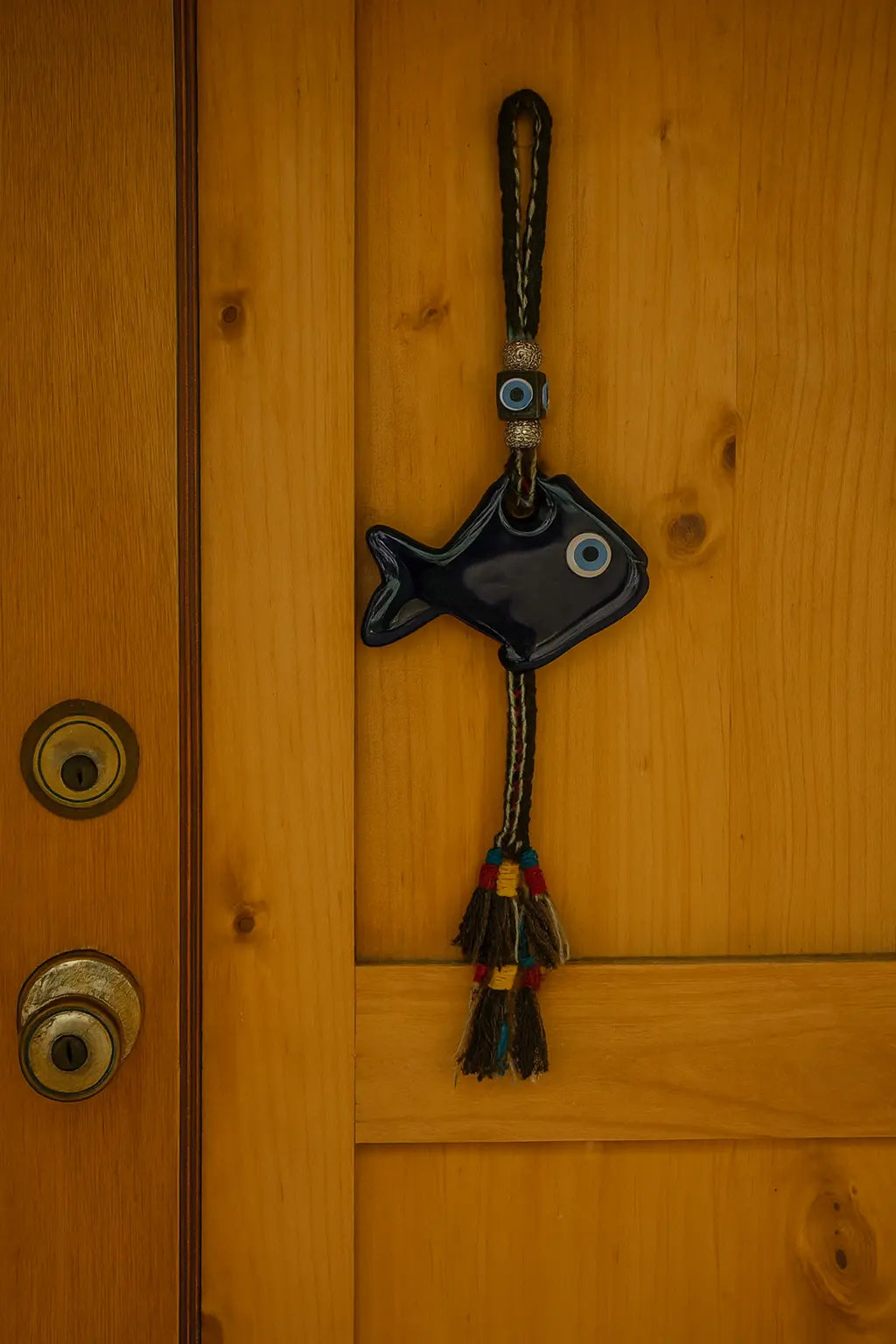 Protege tu hogar con el encanto del Pez Azul de Protección - Colgante Pez Azul de Protección MerkaTurco -