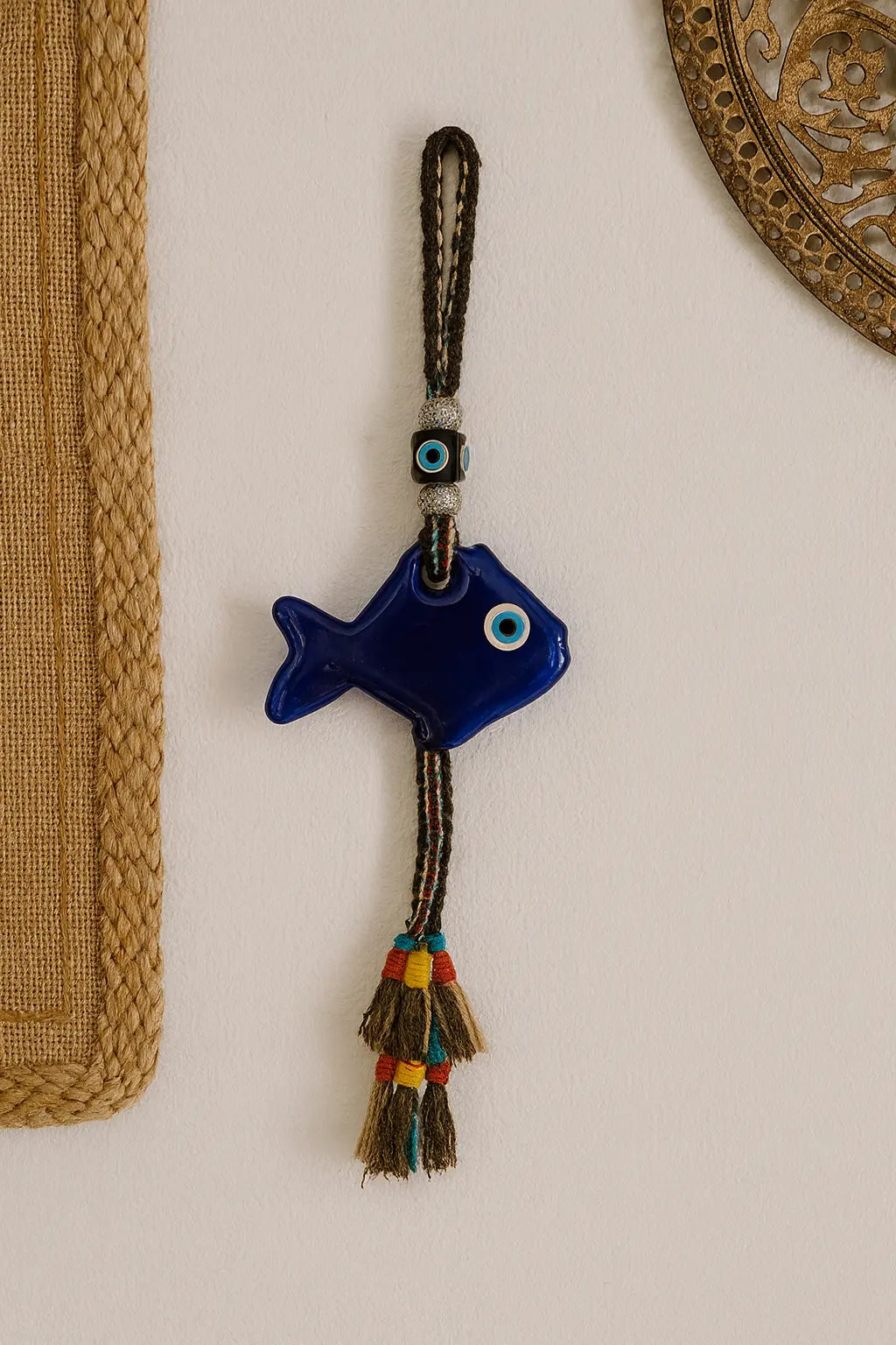 Protege tu hogar con el encanto del Pez Azul de Protección - Colgante Pez Azul de Protección MerkaTurco -