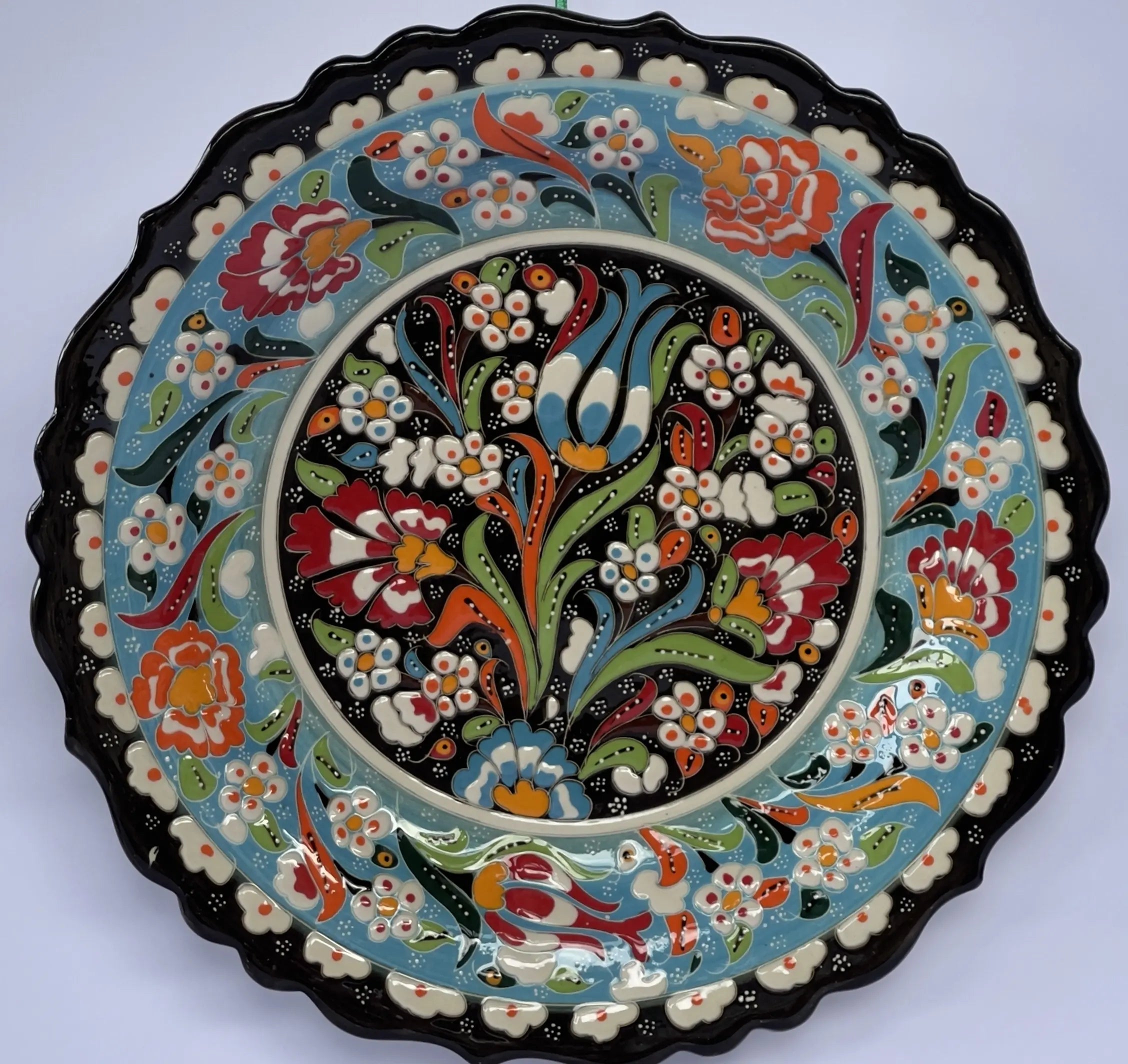 ARTE QUE TRANSFORMA TU MESA Y TU PARED - PLATO DECORATIVO DE CERAMICA – 30 cm