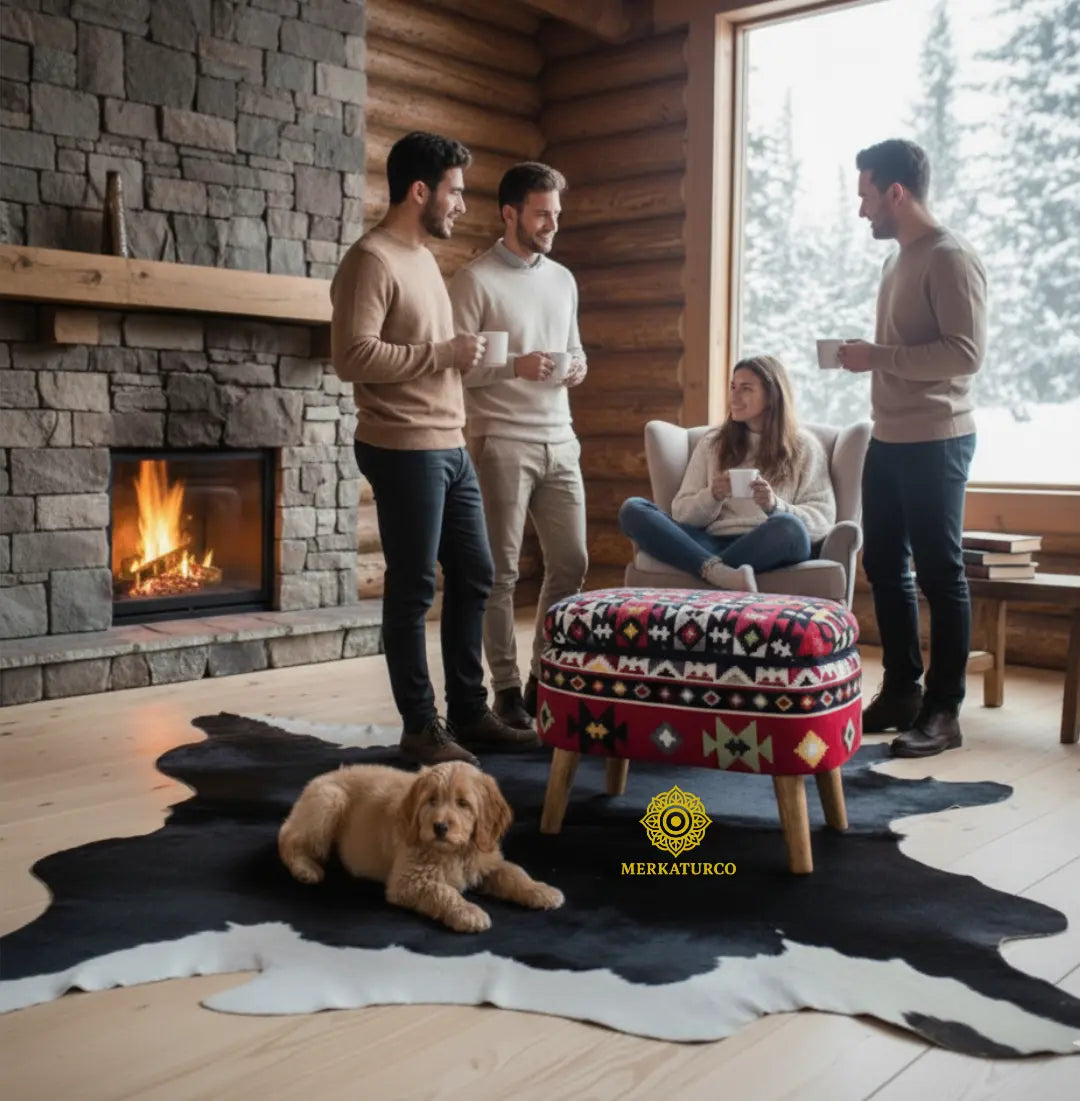 PUFF RECTANGULO DECORATIVO ANATOLIA - ARTE, FUNCION Y TRADICION EN UNA SOLA PIEZA