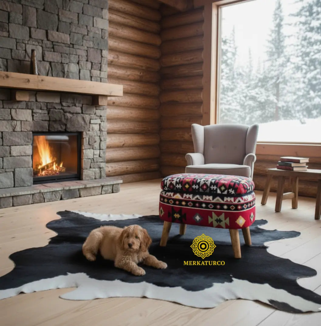 PUFF RECTANGULO DECORATIVO ANATOLIA - ARTE, FUNCION Y TRADICION EN UNA SOLA PIEZA