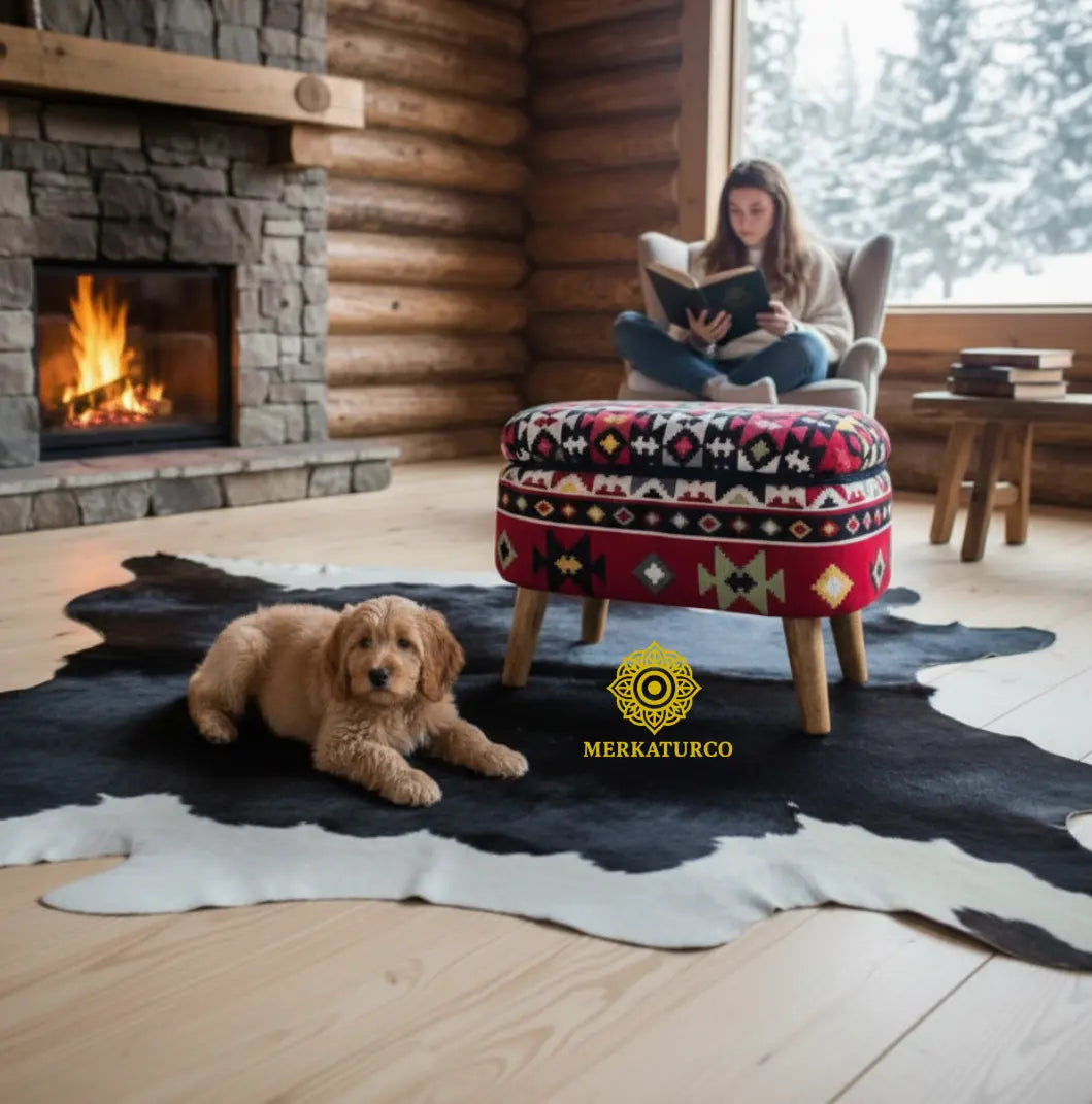 PUFF RECTANGULO DECORATIVO ANATOLIA - ARTE, FUNCION Y TRADICION EN UNA SOLA PIEZA