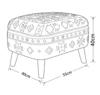 PUFF RECTANGULO DECORATIVO ANATOLIA - ARTE, FUNCION Y TRADICION EN UNA SOLA PIEZA