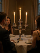 Candelabro 3 Brazos Vidrio Pyrex