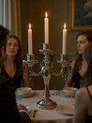 Candelabro 3 Brazos Vidrio Pyrex