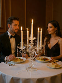 Candelabro 5 Brazos vidrio